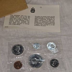 1964 Royal Canadian Mint Proof Set, UNC, Silver