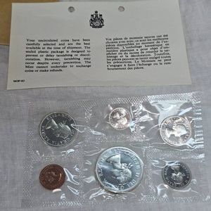 1964 Royal Canadian Mint Proof Set, UNC, Silver
