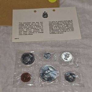 1964 Royal Canadian Mint Proof Set, UNC, Silver