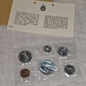 1965 Royal Canadian Mint Proof Set, UNC, Silver