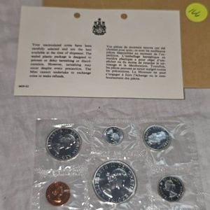 1964 Royal Canadian Mint Proof Set, UNC Silver