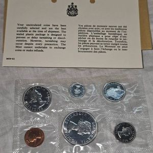 1964 Royal Canadian Mint Proof Set, UNC Silver