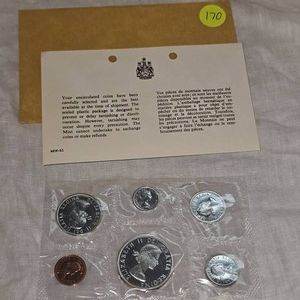 1964 Royal Canadian Mint Proof Set, UNC Silver