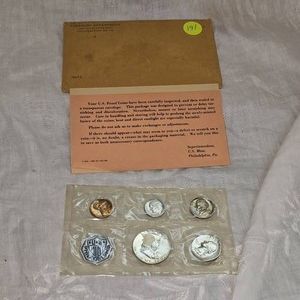 1962 US Mint Proof Set, UNC, Silver