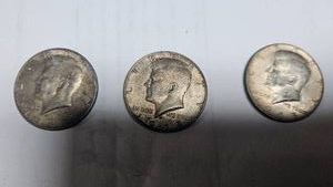 1965,1968,1968 Kennedy Silver Halves, 50c