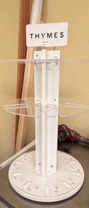 Thymes Retail Countertop Display Stand with Acrylic Shelves