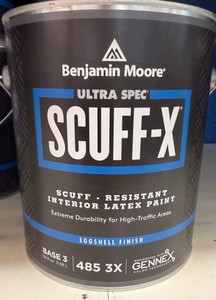 9 New Benjamin Moore Ultra Spec Scuff-X Base 3 Eggshell Interior Paint (485-3X) 1 Gallon  Requires Tinting