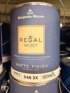 New Benjamin Moore Regal Select Interior Matte Paint Base 3  7 Gallons (548 3X)
