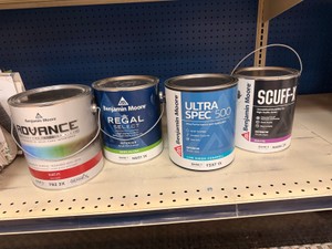 New Benjamin Moore Interior Paint Assortment  4 Gallons Mixed Products