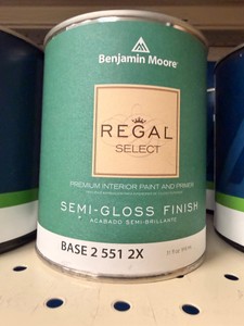 3 New Benjamin Moore Regal Select Semi-Gloss Interior Paint & Primer Base 2 (551 2X) 3 quarts  Requires Tinting