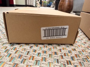 New 2 Poly Brush Assortment  Partial Box
