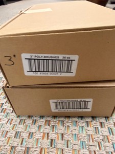 New 3 Poly Brush Assortment  Partial Boxs