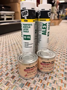 New DAP Alex Painters Acrylic Latex Caulk & Miracle Wood Quick-Dry Filler Assortment (11 Pieces)