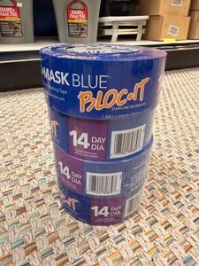 4 Rolls IPG Pro-Mask Blue Bloc-It Professional Painters Tape 1.88 x 60 Yards