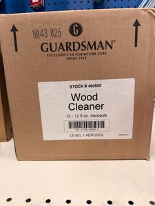 New Sealed Case of 12 Guardsman Deep Clean Wood Cleaner Aerosols 12.5 oz