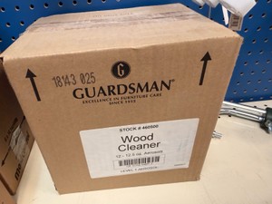 New Sealed Case of 12 Guardsman Deep Clean Wood Cleaner Aerosols 12.5 oz