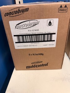 New Sealed Case of 6 Concrobium Mold Control 14.1 oz Bottles