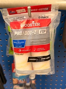 New 2 Wooster ProDoo-Z 4� 12 Nap Roller Covers & 2 Shur-Line Edger Refill 2-Packs
