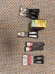 Large Assortment of Hyde Putty Knives, Painters Tools, Scrapers & 3M Sanding Sponges