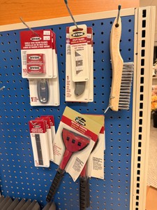 New Large Assortment of Hyde Scrapers, Utility Knives, Razor Blades, Wire Brush & Accessories