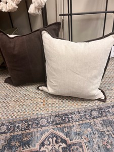 Villa by Classic Home SLD Rabun Cocoa 20x20 Decorative Pillows - Set of 2