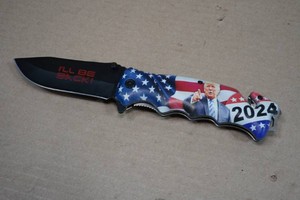 Trump Ill Be Back Folding Knife