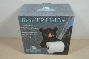 Rivers Edge Bear Toilet Paper Holder
