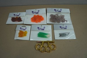 Soft Baits with Folding Knife