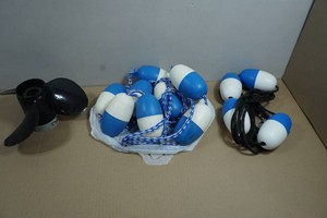 Safety Float Lines with Boat Propeller