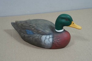 Ceramic Mallard Duck Statue
