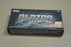 50 CCI Blazer Brass 9mm Luger 124 Gr FMJ Ammo