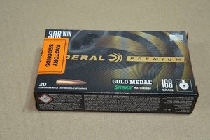 20 Federal Premium .308 Win 168 Gr Gold Medal Sierra Matchking Ammo