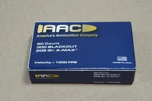 20 AAC .300 Blackout 208 Gr A-Max Ammo