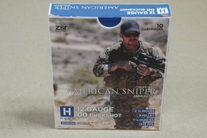 10 ZSR Hunt American Sniper 12 Ga 00 Buck 2-34 Shotshells
