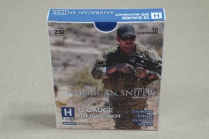10 ZSR Hunt American Sniper 12 Ga 00 Buck 2-34 Shotshells