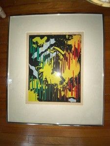 Bombing of London Signed Numbered Framed Print 18x16