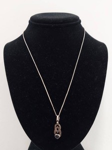 925 Sterling Silver Celtic Knot Marcasite Onyx Heart Pendant 20 Box Chain Italy