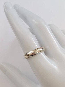 IBB 925 Sterling Silver Half Round Wedding Band Ring Size 9.5