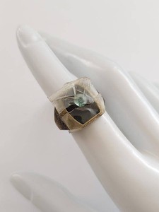 Vintage Adjustable Silver Ring For Repair Tape Residue Needs Work