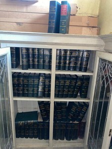 American Jurisprudence Vintage Law Book Lot Black Gilt Decor 1936