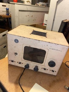 Hallicrafters S-41W Skyrider Jr Tube Shortwave Radio Receiver - Untested