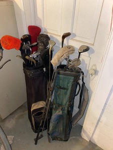 Mixed Left & Right Hand Golf Clubs With 2 Bags and Accessories