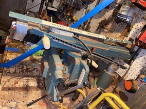 Black & Decker DeWalt Deluxe Power Shop Radial Arm Saw w Key