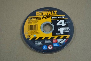DeWalt 5-Pack Metal Cut Off Discs