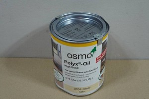 .75 Liter Osmo Polyx-Oil High Solid for Wood Floors and Furniture - ClearSatin