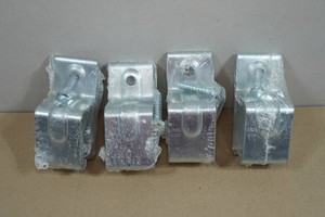 4 National MFG Co #N104-349 Box Rail Galvanized Brackets