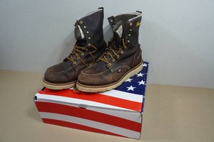 Thorogood Mens 8 Briar Pitstop Work Boots - Size 9.5