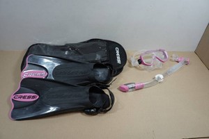 Cressi Adult Rondine Palau Fin Snorkel Set - Fin Size XSS