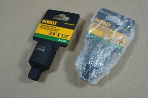 2 DeWalt 34x12 Reducing Impact Adapters