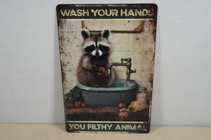 Vintage Style Metal Sign - You Filthy Animal